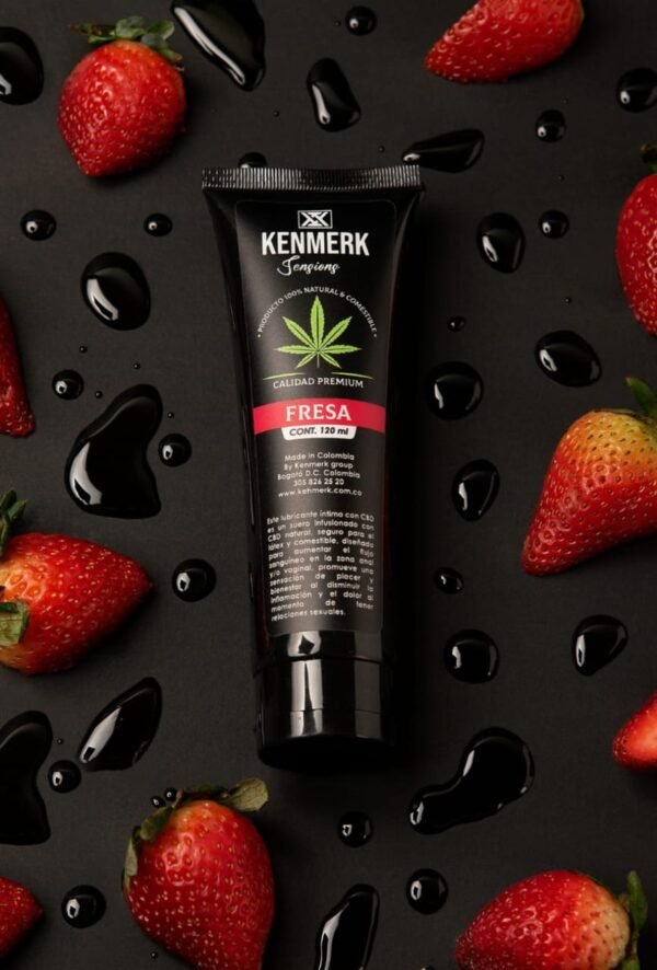 Lubricante a base de agua sabor fresa 60ml