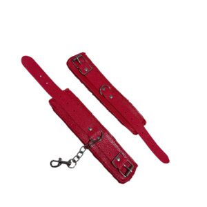 Esposas Cuerina Roja